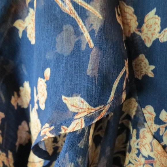 SAINTS & SECRETS - FLORAL RUFFLE MINI DRESS - SIZE 10 - Picture 3 of 9